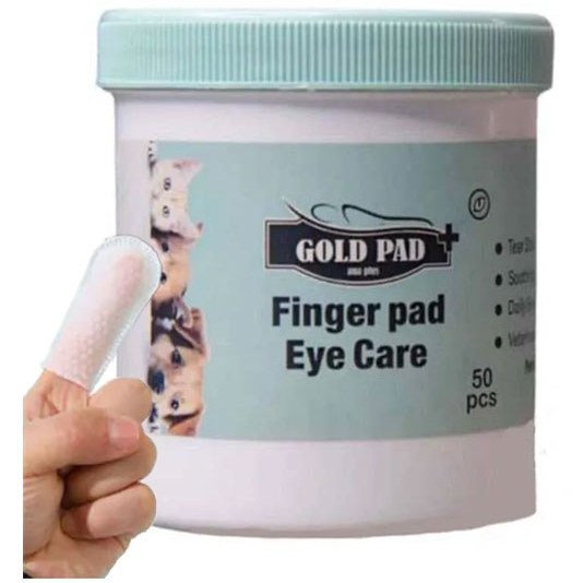 دستمال انگشتی تمیز کننده چشم سگ و گربه گلد پد