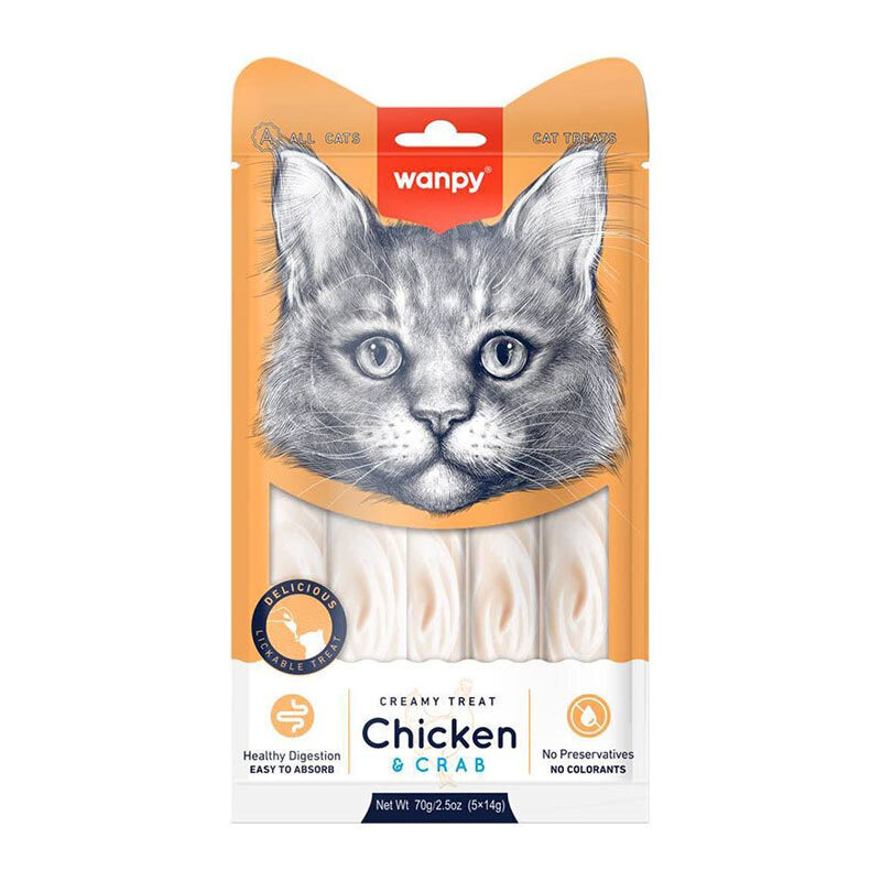 بستنی گربه ونپی با طعم مرغ و خرچنگ 1 عددی