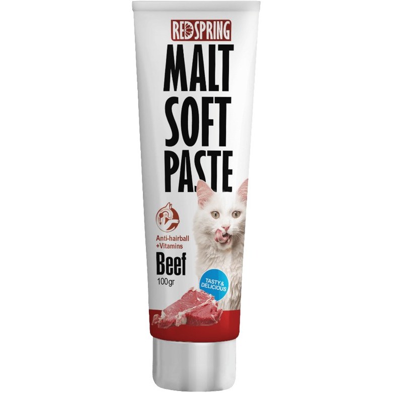 خمیر مالت گربه رد اسپرینگ طعم گوساله