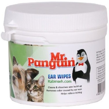  پد تمیز کننده گوش سگ و گربه مستر پنگوئن (mrpenguin)
