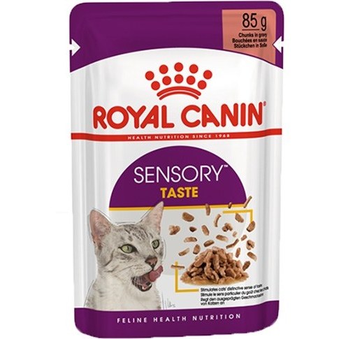 پوچ گربه رویال کنین سنسوری تست 85 گرم