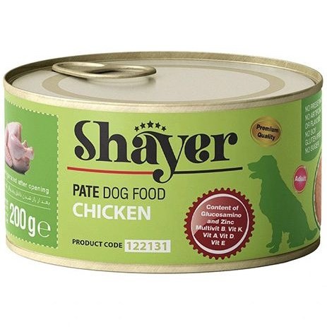 کنسرو سگ شایر پته مرغ 200 گرم