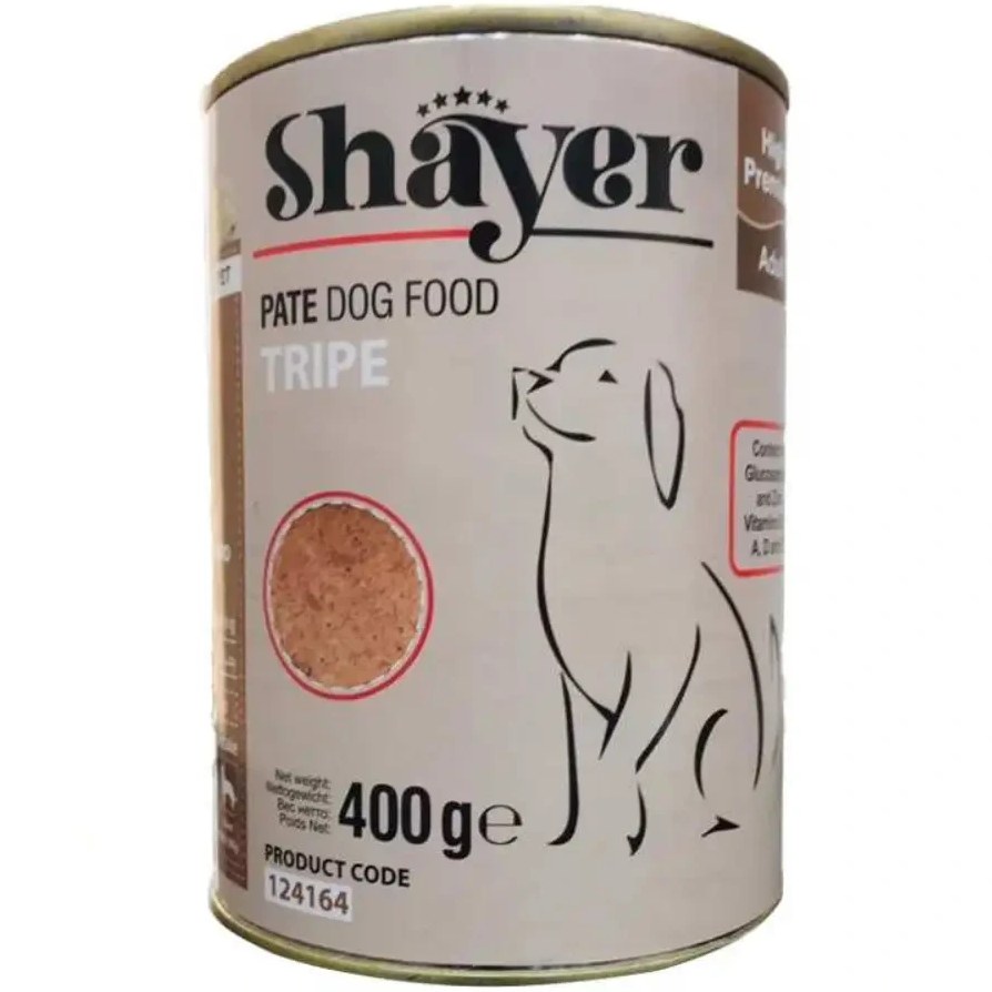 کنسرو سگ شایر پته سیرابی 400گرم