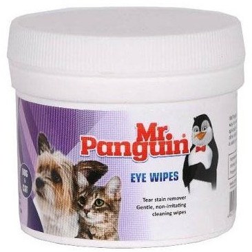  پد تمیز کننده چشم سگ و گربه 70 عددی مستر پنگوئن (mrpenguin)