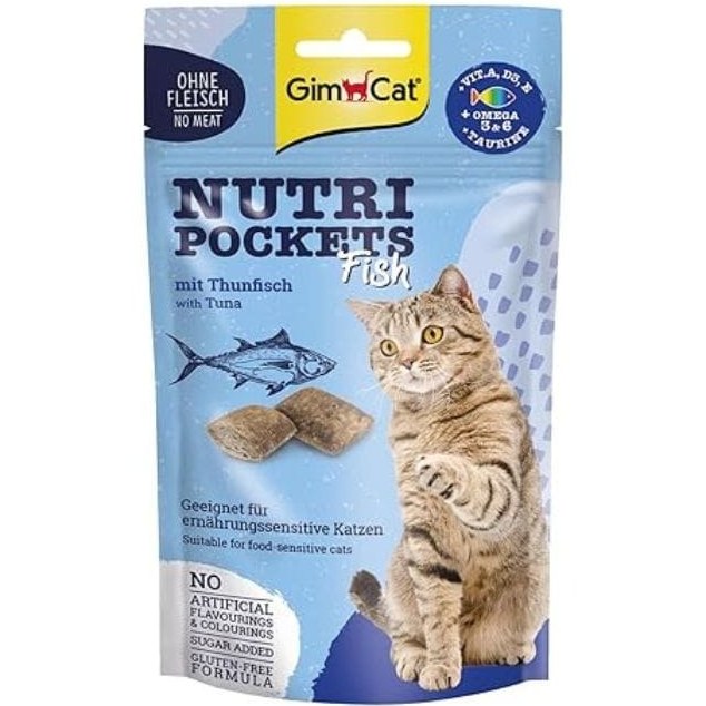 تشویقی جیم کت گربه با طعم ماهی60 گرم