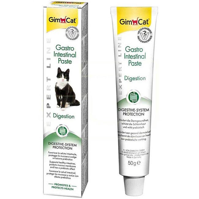  خمیر گاسترو گربه جیم کت حاوی پروبیوتیک Gimcat Gastrointestinal 50g
