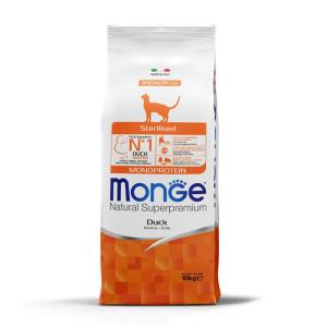 غذای خشک گربه عقیم شده مونژه طعم اردک 1.5kg