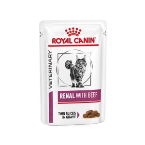 پوچ گربه رنال رویال کنین با طعم گوشت 85 گرم Royal Canin Renal Beef