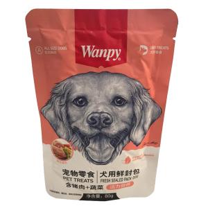 پوچ سگ ونپی با طعم گوشت شکار و سبزیجات 80 گرم Wanpy