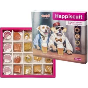 تشویقی سگ پک مهمانی چهار طعم دودوتی به همراه کره بادام زمینی