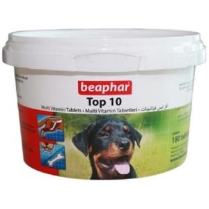 قرص مولتی ویتامین سگ تاپ تن بیفار 10 عددی