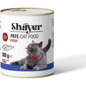 کنسرو گربه شایر پته ماهی 800 گرم