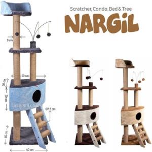 اسکرچر، لانه، جای خواب، درخت گربه کدیپک مدل نارگیل