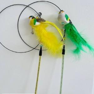 اسباب بازی گربه لنسر با پرنده و زنگوله