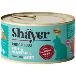 کنسرو گربه شایر پته ماهی و سبزیجات 200 گرم