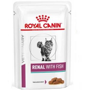 پوچ گربه رنال رویال کنین با طعم ماهی 85 گرم Royal Canin Renal Fish