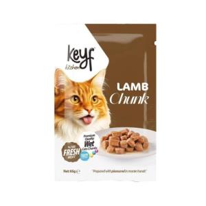 پوچ گربه keyf  طعم بره 85 گرم