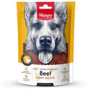 تشویقی سگ ونپی با طعم گوشت گوزن 100gr  Wanpy Dog Venison Jerky
