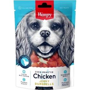 تشویقی سگ دمبلی ونپی طعم مرغ وزن 100 گرم Wanpy Chicken Jerky Dumbbells