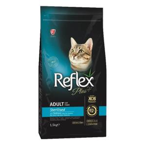 غذای خشک گربه عقیم شده طعم سالمون رفلکس پلاس Reflex Plus Sterilised with Salmon 1.5 kg