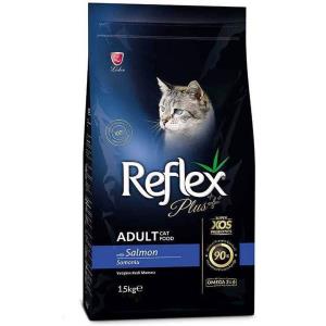   غذای خشک گربه بالغ با طعم ماهی سالمون رفلکس پلاس Reflex Plus Adult Salmon 1.5 kg