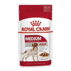 پوچ سگ مدیوم ادالت رویال کنین ۱۴۰ گرم Royal Canin Medium Adult 