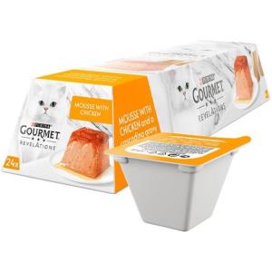 دسر گربه گورمت با طعم ماهی مرغ در ژله Gourmet Revelations with Chicken in Jelly 