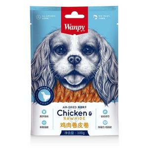 تشویقی سگ برند ونپی مدل دورپیچ مدادی دنتال با طعم مرغ