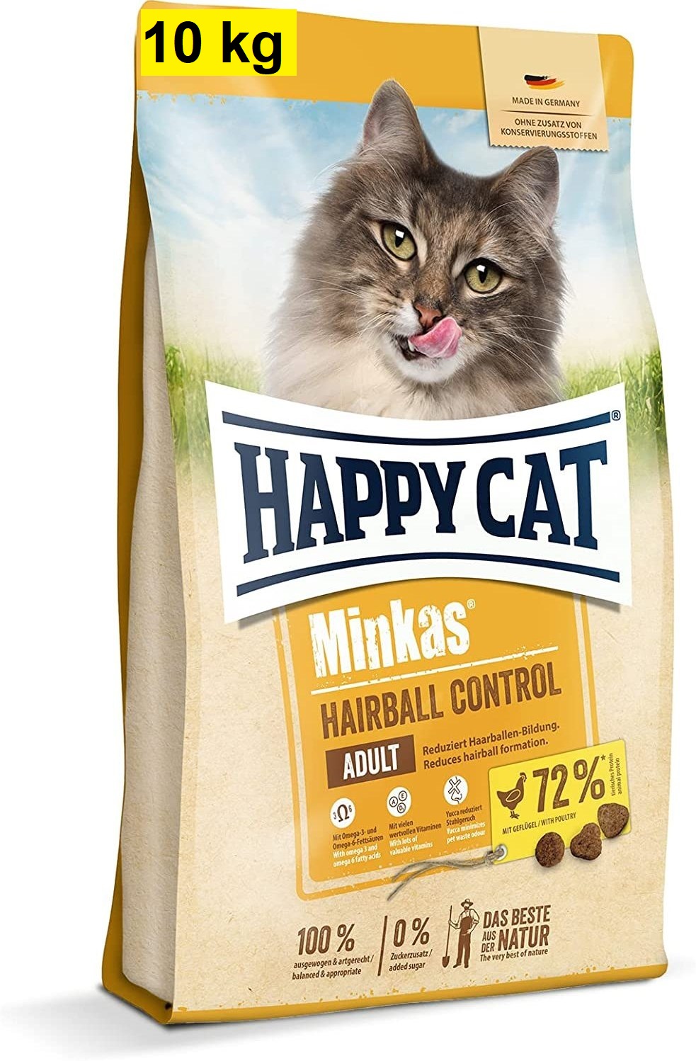 غذای گربه هپی کت هربال 10 کیلوگرم