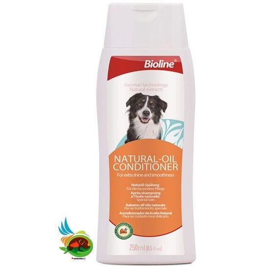 شامپو نرم کننده سگ بایولاین روغن طبیعی Bioline Natural oil