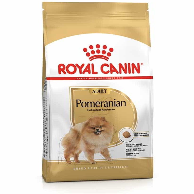 غذای خشک سگ بالغ پامرانین رویال کنین  Pomeranian Adult Royal canin 3 kg
