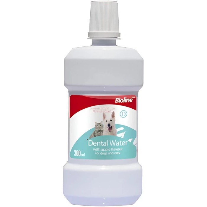 دهانشویه سگ و گربه بایولاین با طعم سیب