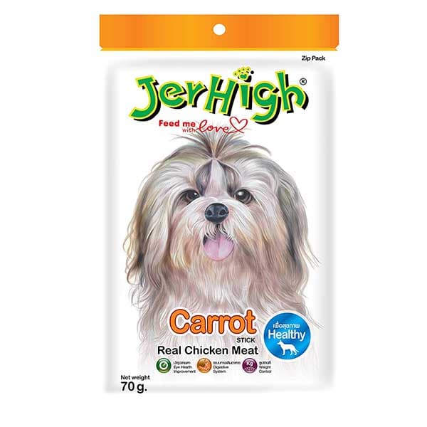 تشویقی سگ جرهای هویج 70 گرم Jerhigh 