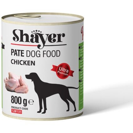 کنسرو سگ شایر پته مرغ 800 گرم