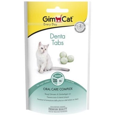 قرص گربه جیم کت سلامت دهان و دندان 40 گرم GimCat Denta