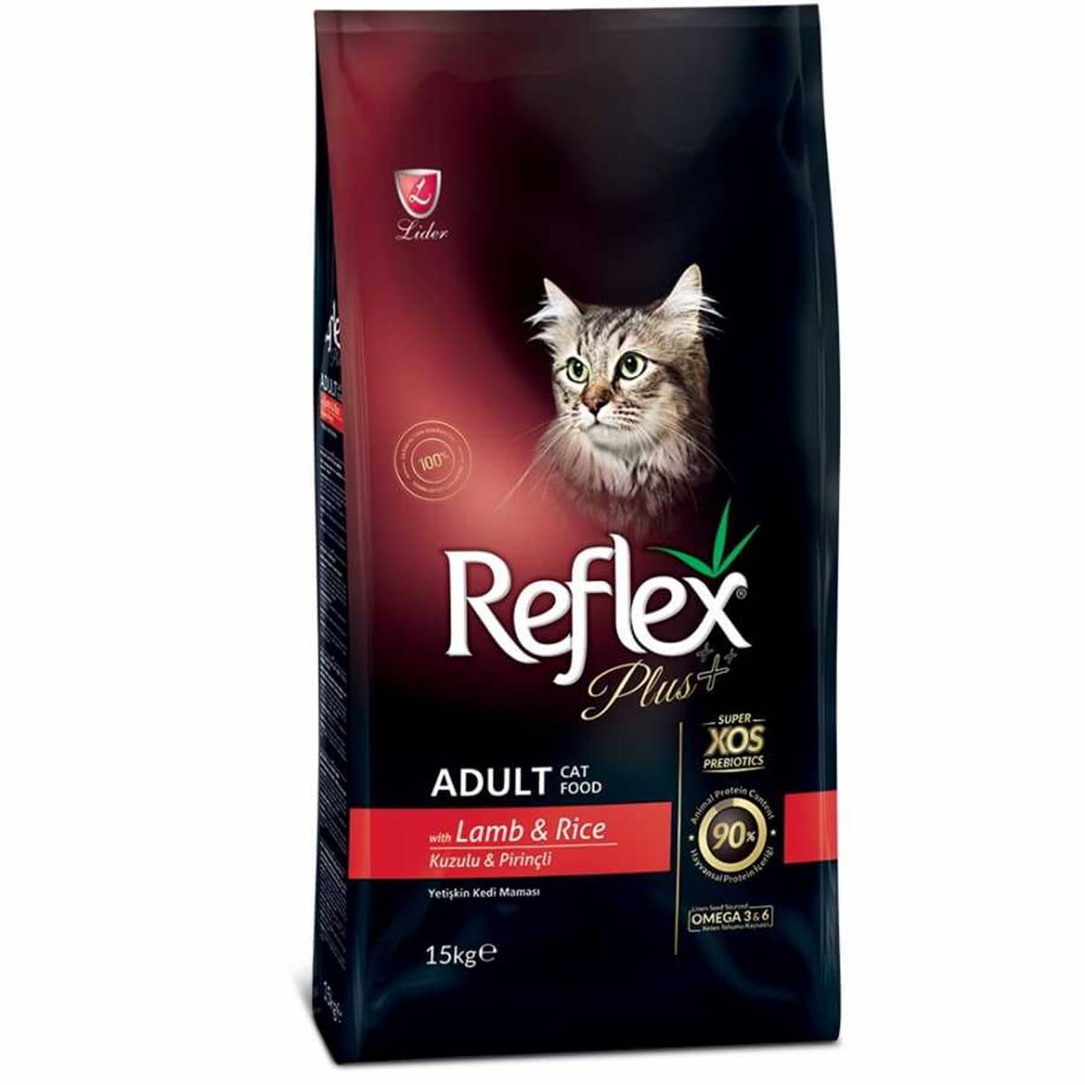 غذای گربه رفلکس پلاس طعم بره و برنج   REFLEX PLUS LAMB&RICR 1.5 kg