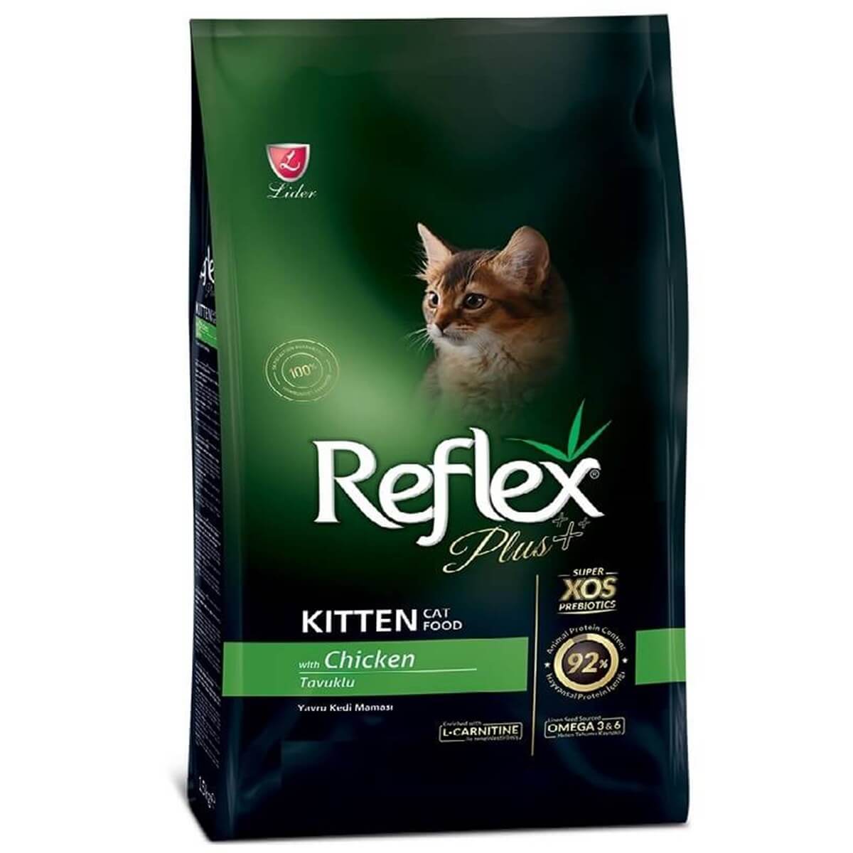 غذای گربه رفلکس پلاس کیتن  REFLEX PLUSE KITTEN FOOD WITH CHIKEN 1.5 kg