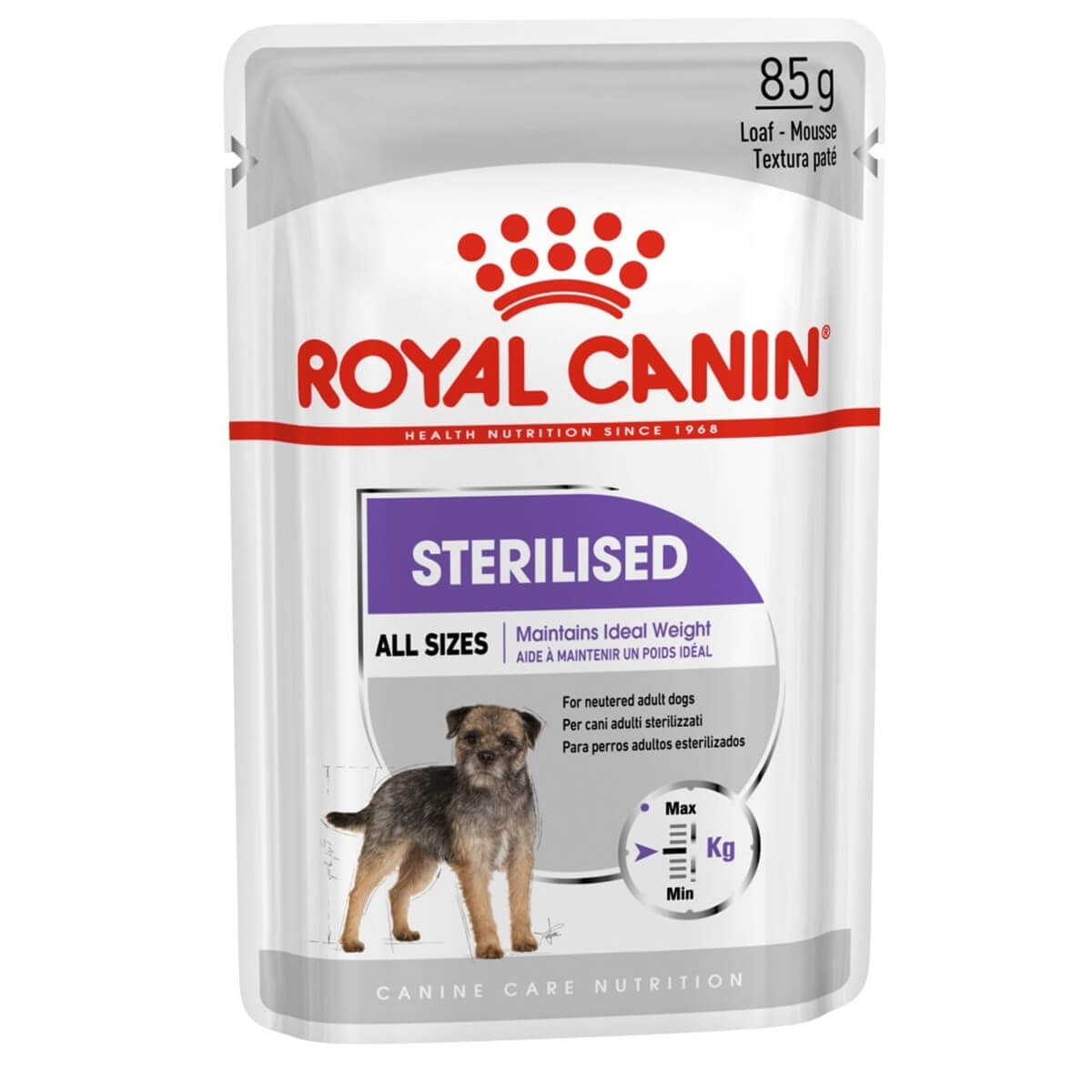 پوچ سگ بالغ عقیم شده رویال کنین 85 گرم Royal Canin Sterilised