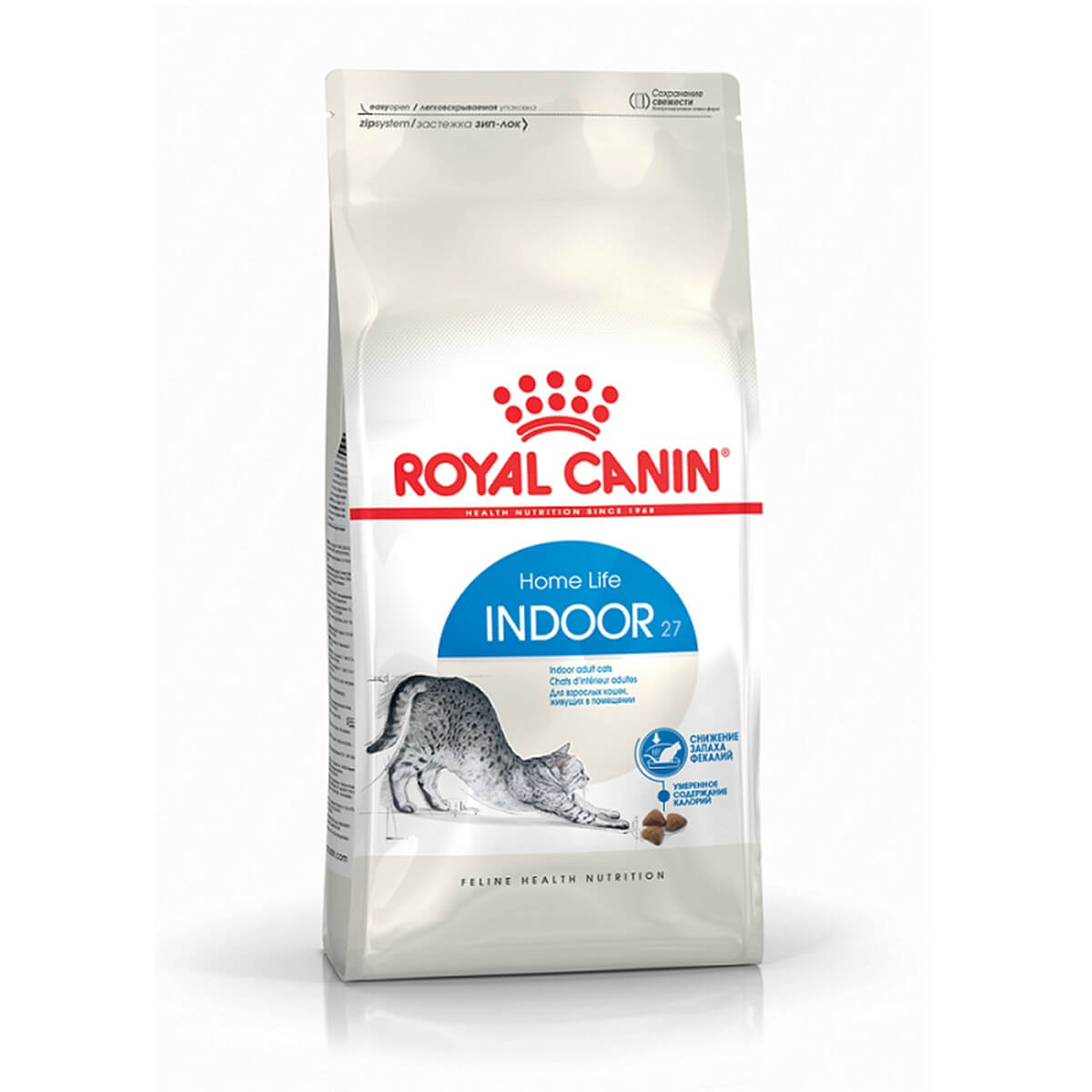  غذای خشک گربه خانگی ایندور رویال کنین  Home Life Indoor Royal canin2kg