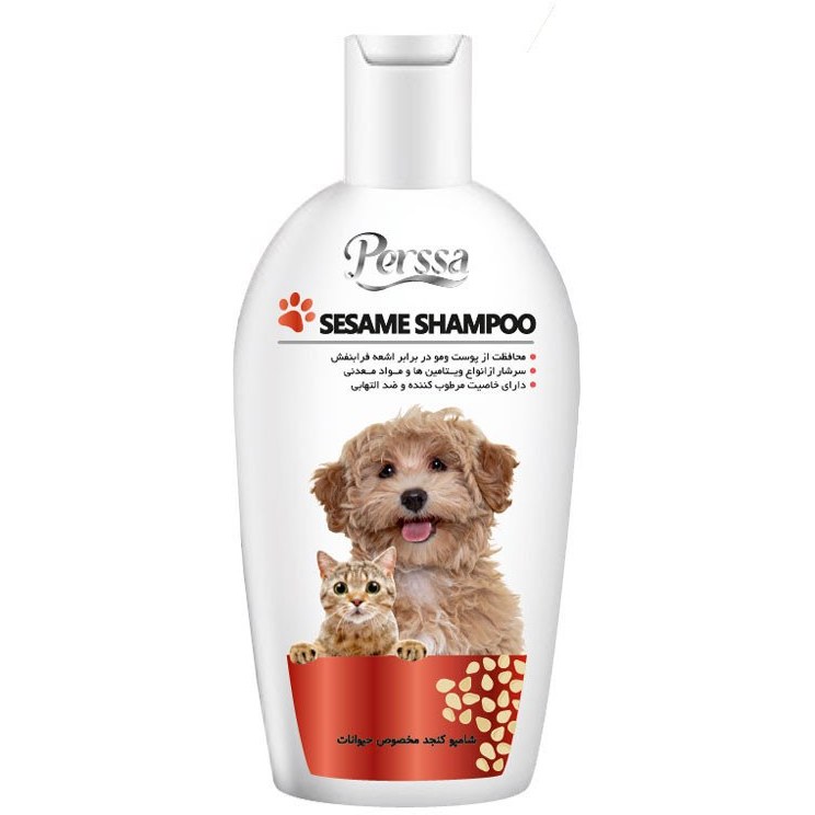 شامپو سگ و گربه پرسا کنجد 500ml