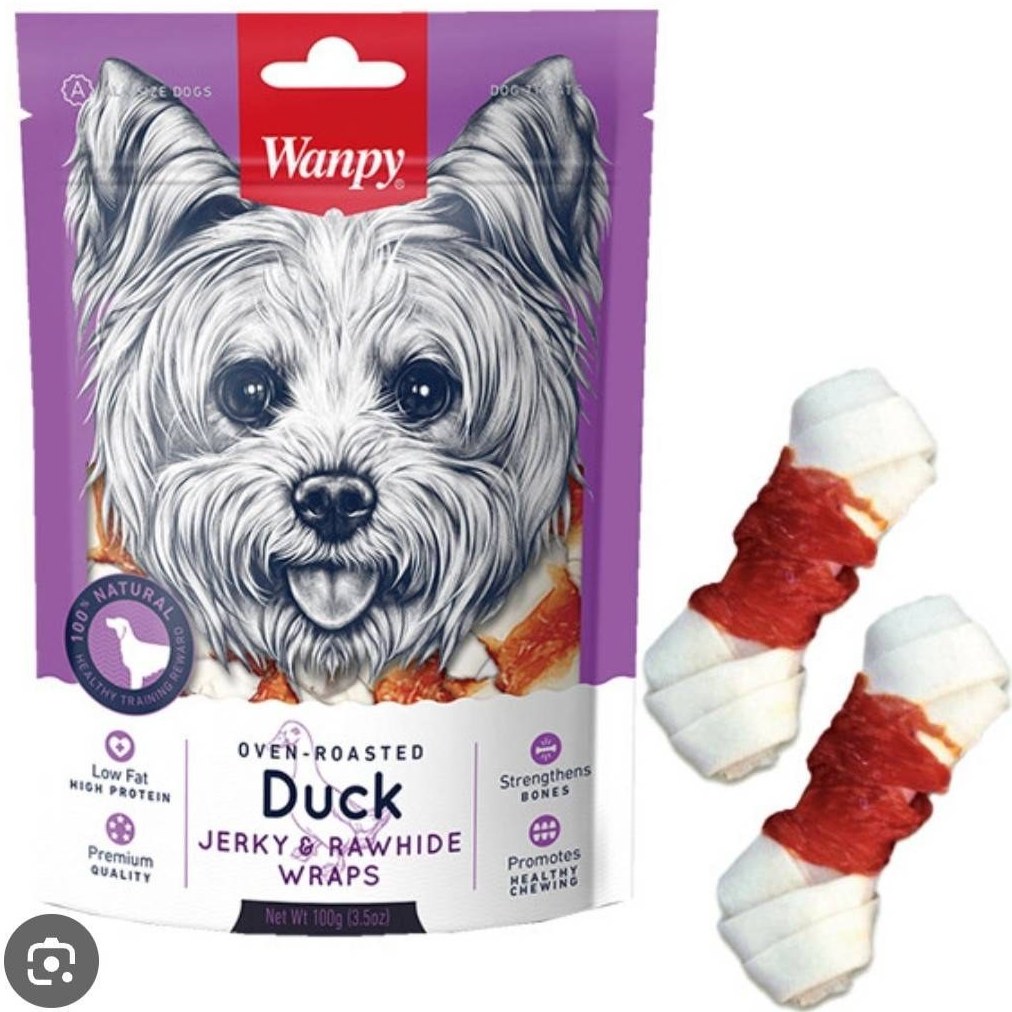 تشویقی سگ ونپی دنتال دو سرگره طعم اردک