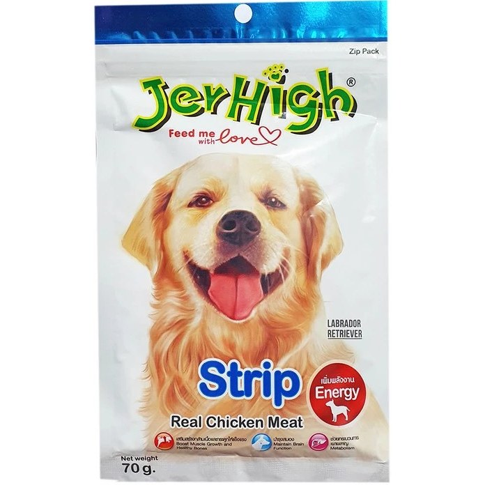 تشویقی سگ جرهای استریپ 70 گرم